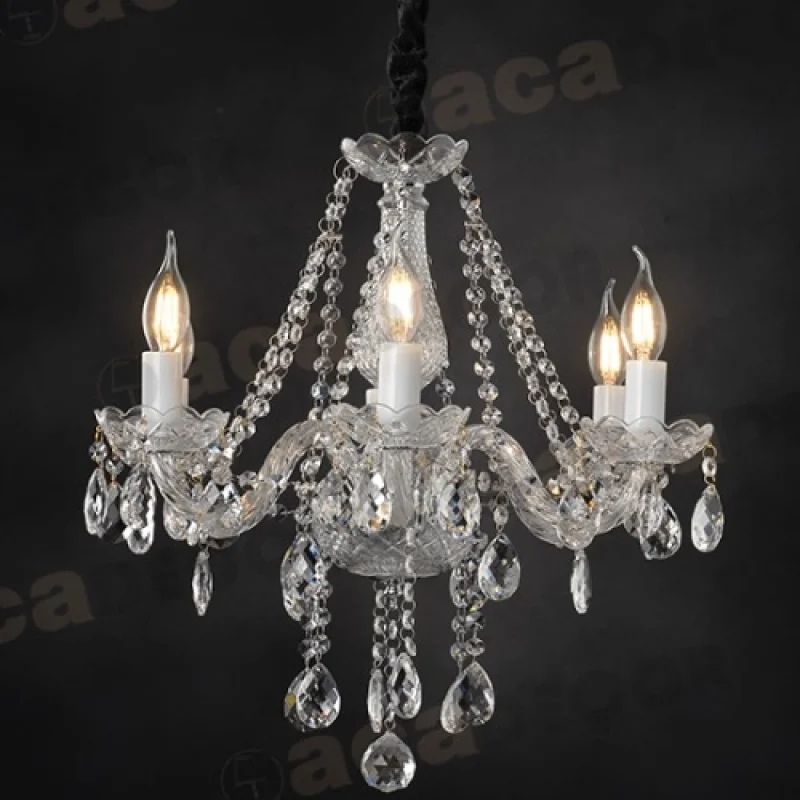 Полилеи Gladiolo BLK80416PCC – ACA Lighting полилей в хром, 6X40W