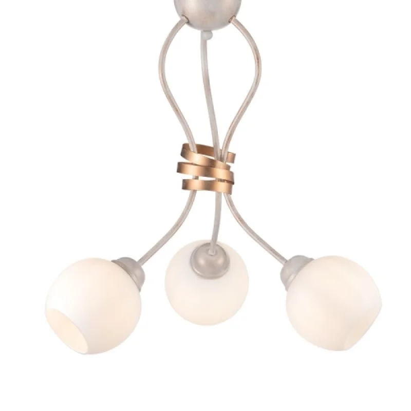 Foyer DL11693C – ACA Lighting chandelier in white, 3X60W