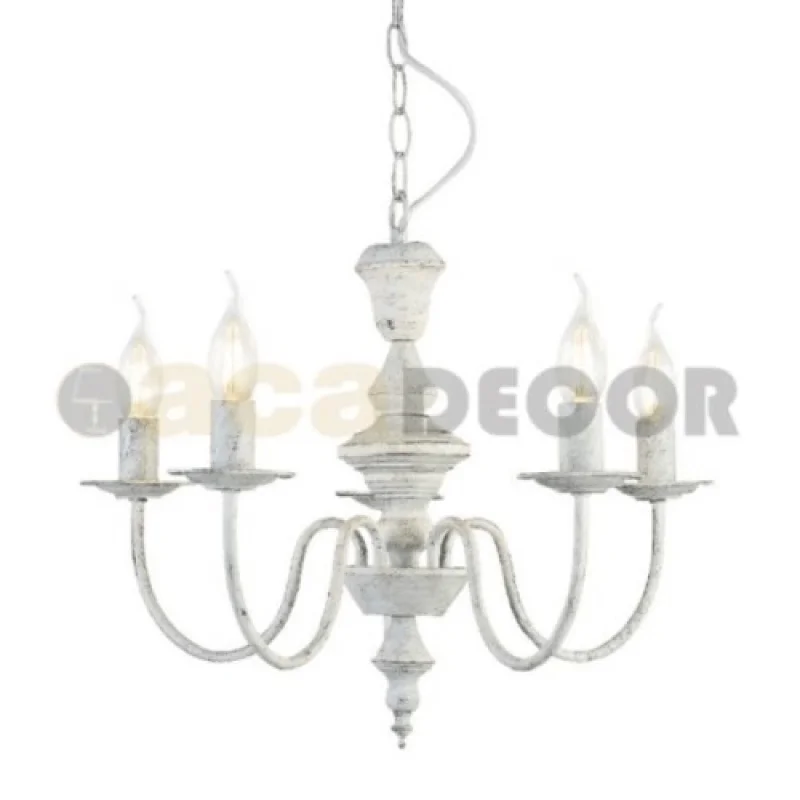 Chandeliers Accra DL9315PAG – ACA Lighting chandelier, 5X40W