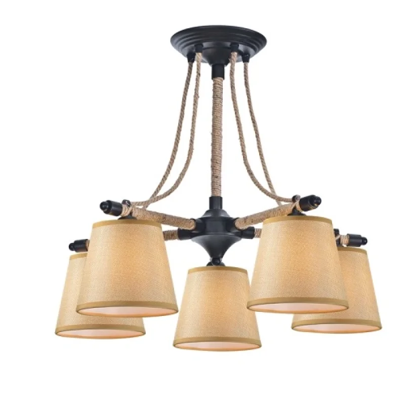 Полилеи Gavdos EG165075C – ACA Lighting полилей, 5X40W