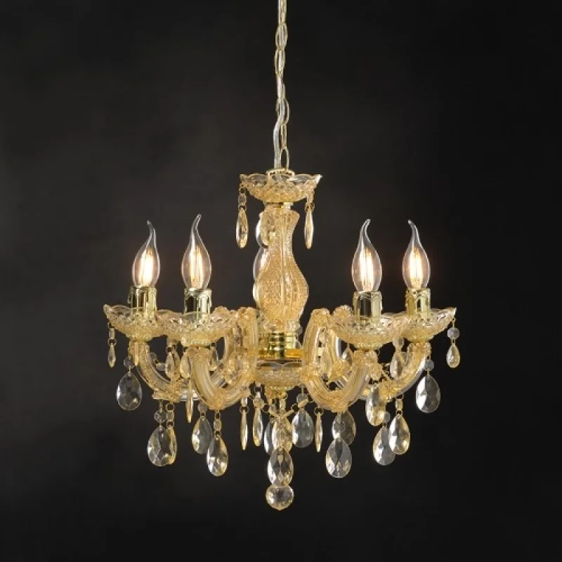 Nefertiti SF3505PAM – ACA Lighting chandelier, 5X40W