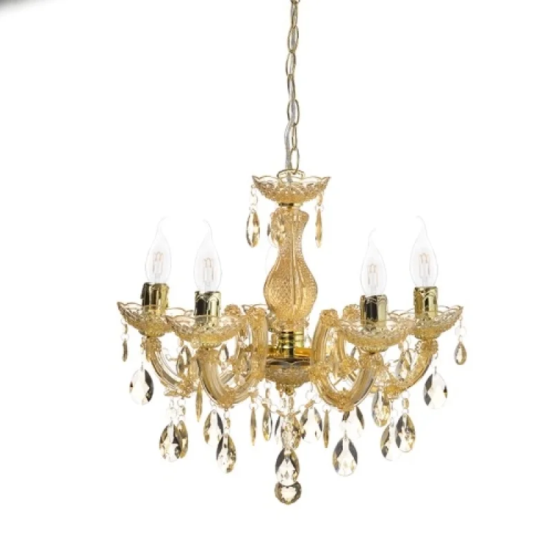 Chandeliers Nefertiti SF3505PAM – ACA Lighting chandelier, 5X40W