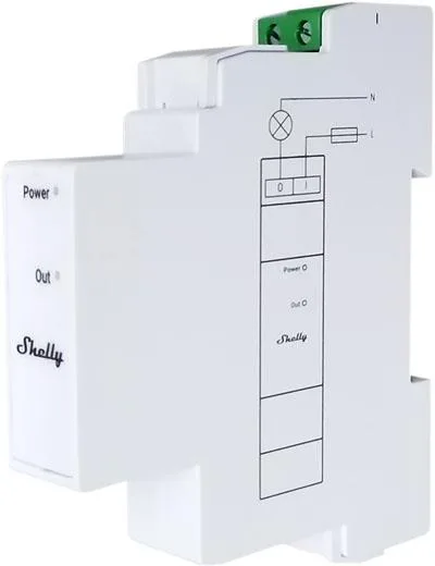 Shelly Помощен контакт Shelly Pro 3EM Switch Add-on