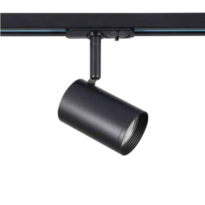 Спот осветителни модули Blac TS68GU3CB – ACA Lighting прожектор за монофазна шина в черен, 1x50W