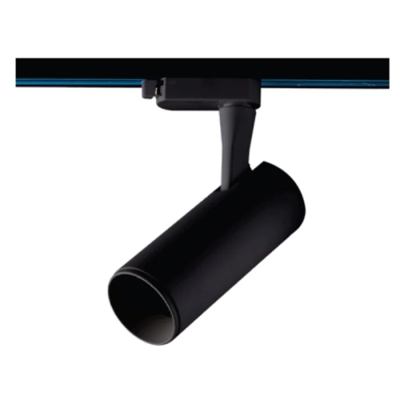 Спот осветителни модули Black T 24TLA4B – ACA Lighting прожектор за трифазна шина в черен, 1x10W