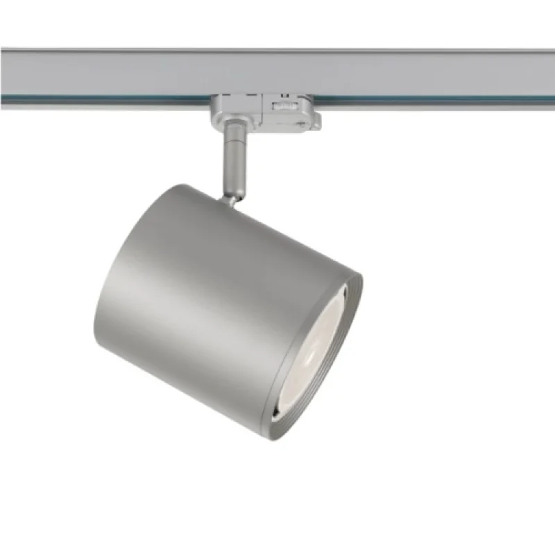 Spot Lighting Modules Three TS68AR4CG – ACA Lighting floodlight for three-phase track in grey, 1x50W