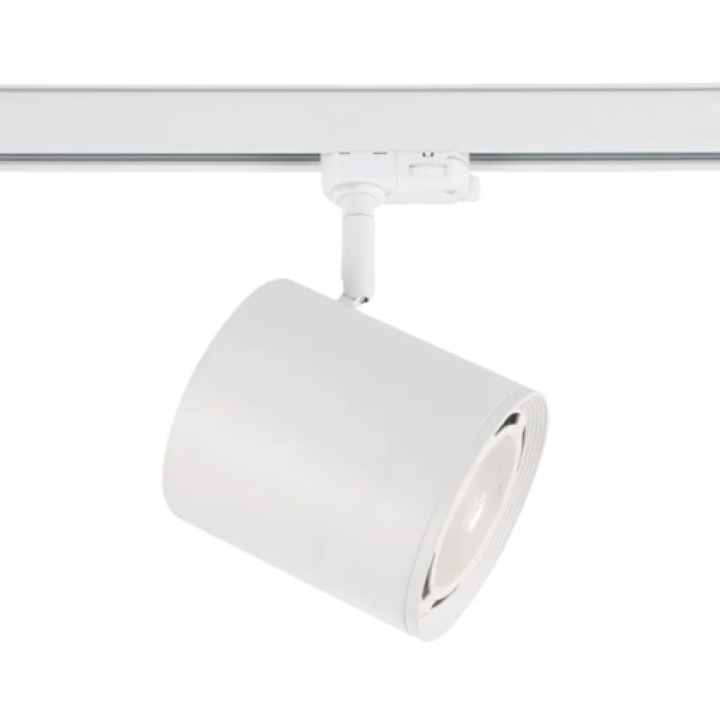 Spot Lighting Modules Three TS68AR4CW – ACA Lighting floodlight for three-phase track in white, 1x50W