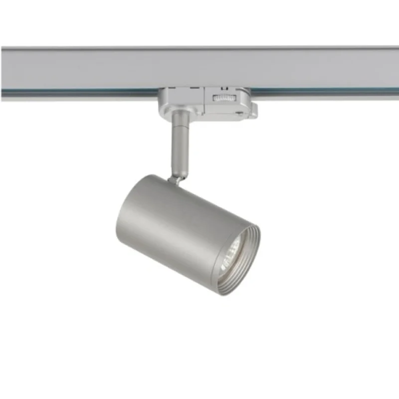 Spot Lighting Modules Three TS68GU4CG – ACA Lighting floodlight for three-phase track in grey, 1x50W