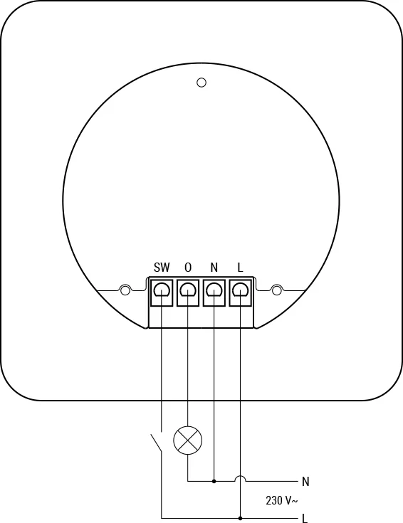 Пулт за управление със Smart реле 1х On/Off 5A изисква неутрала черен Shelly Wall Display X2i