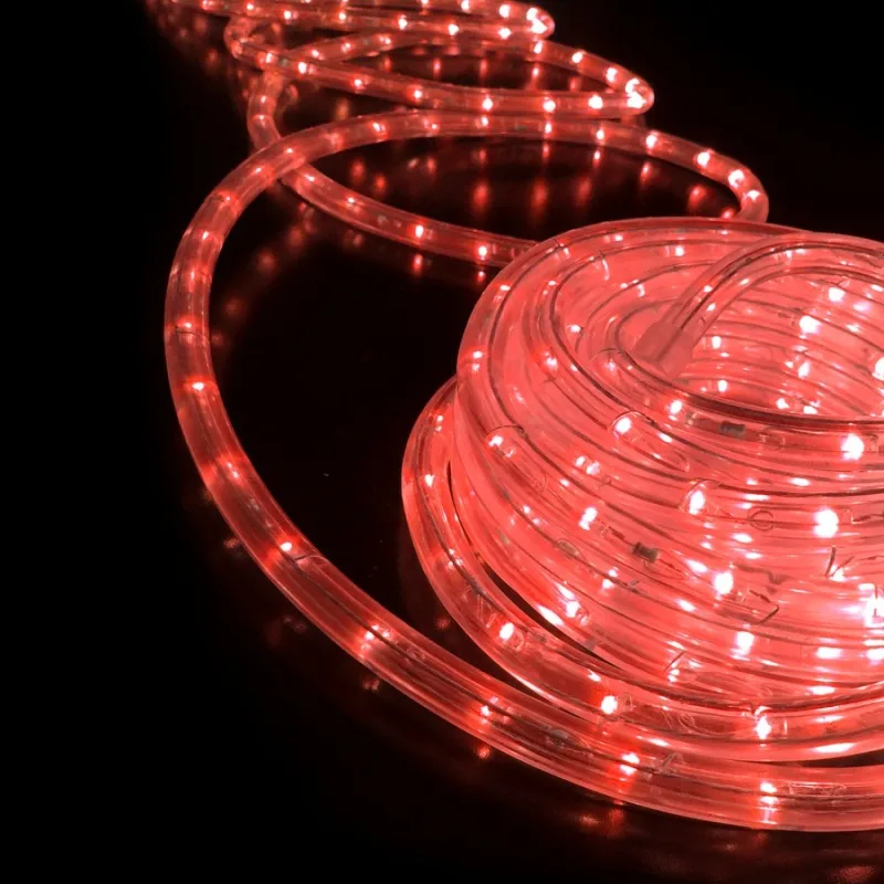 Коледно осветление R100M3WRC – ACA Lighting светещ маркуч, 36 LED, червено, 100 м, IP20