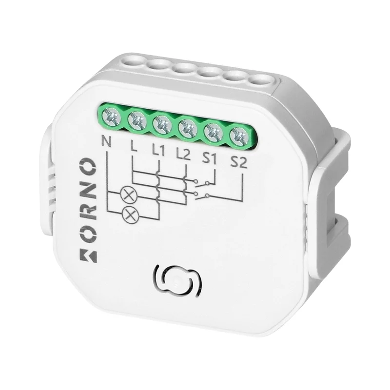 ORNO Smart relay 2-кaнaLNo Wi-Fi+BLE - TUYA Smart home
