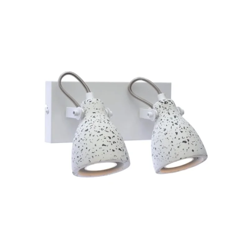 Dino AR1822W23WT – ACA Lighting spotlight in white, 2X50W