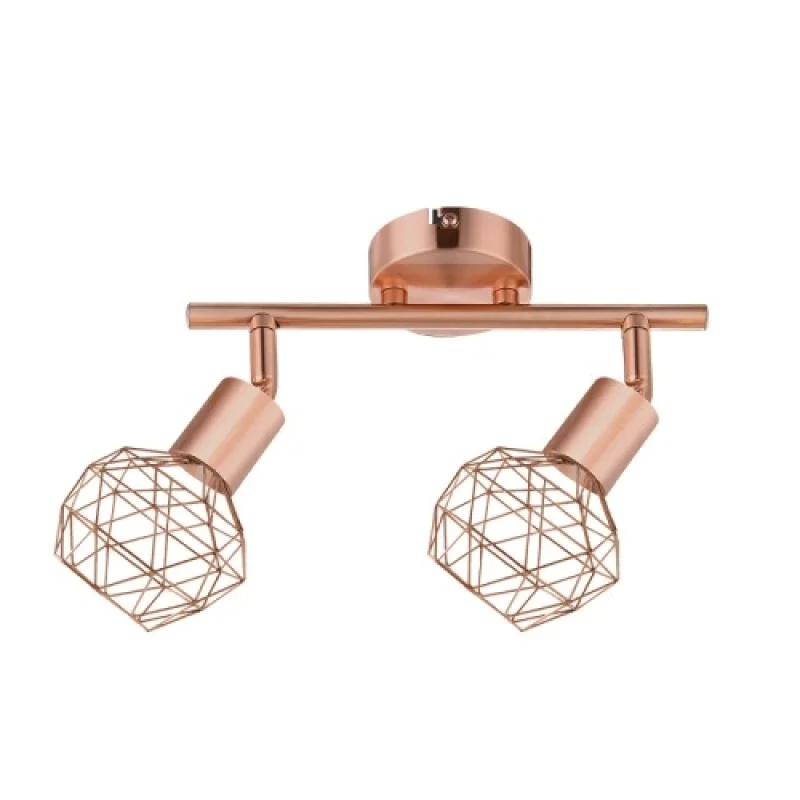 Spotlights Aladdin MC15612C – ACA Lighting spotlight in copper, 2x40W
