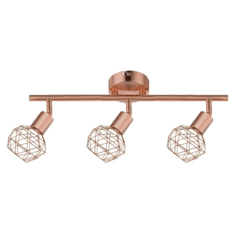 Spotlights Aladdin MC15613C – ACA Lighting spotlight in copper, 3x40W
