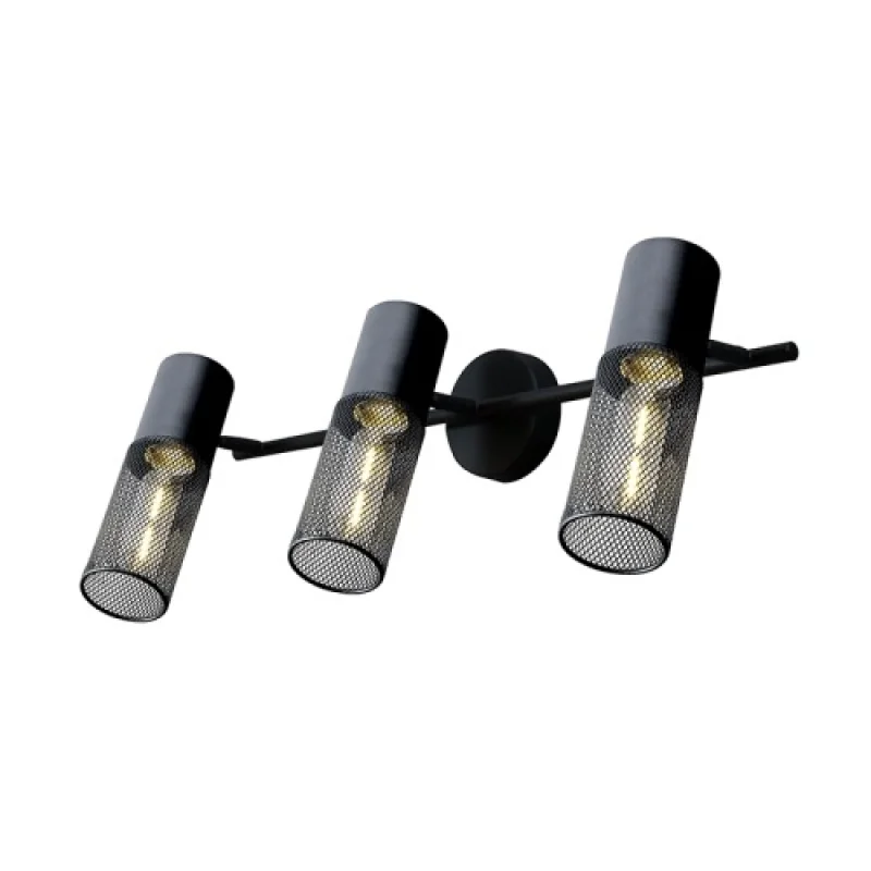 Spotlights Alcatraz OD603S58BK – ACA Lighting spotlight in black, 3X40W