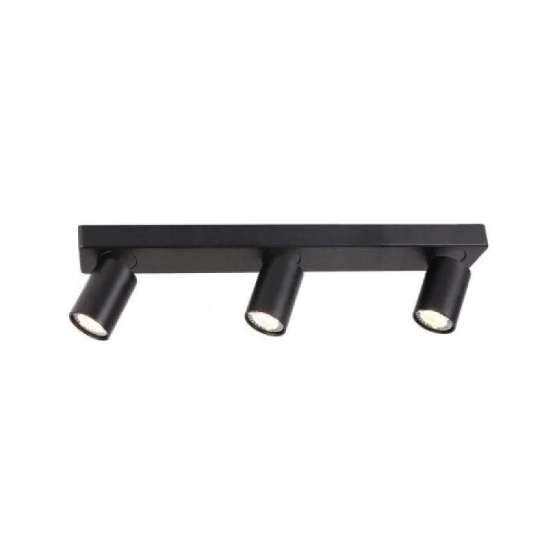 Spotlights Elitis RA303S54BK – ACA Lighting spotlight in black, 3X50W