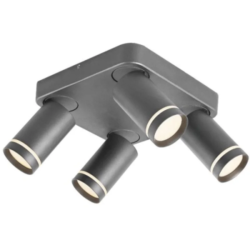 Спотове Divino RA3634CGY – ACA Lighting спот в антрацит, 4X10W