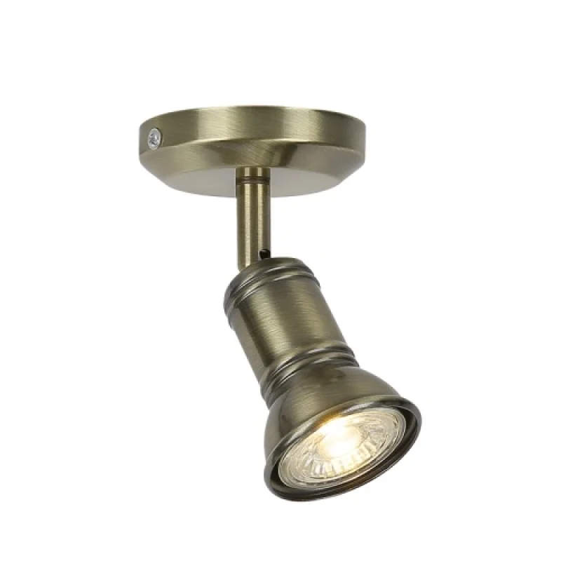 Спотове Brulee SU281PBR – ACA Lighting спот в античен месинг, 1X50W