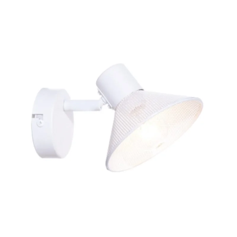 Paloma TNK2831SW – ACA Lighting spotlight in white, 1x40W