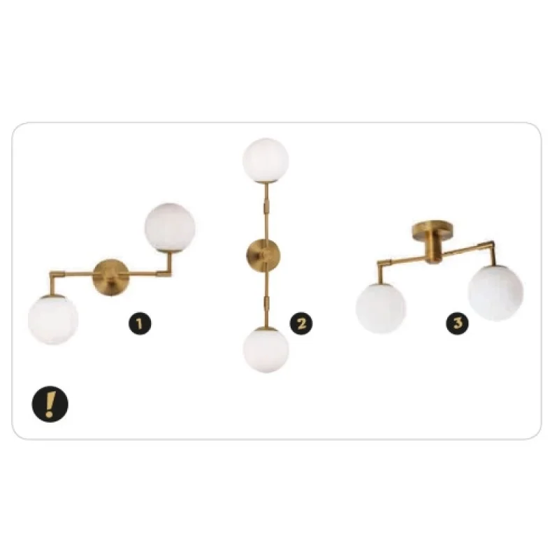 Thetis V360502W – ACA Lighting спот в месинг, 2X40W