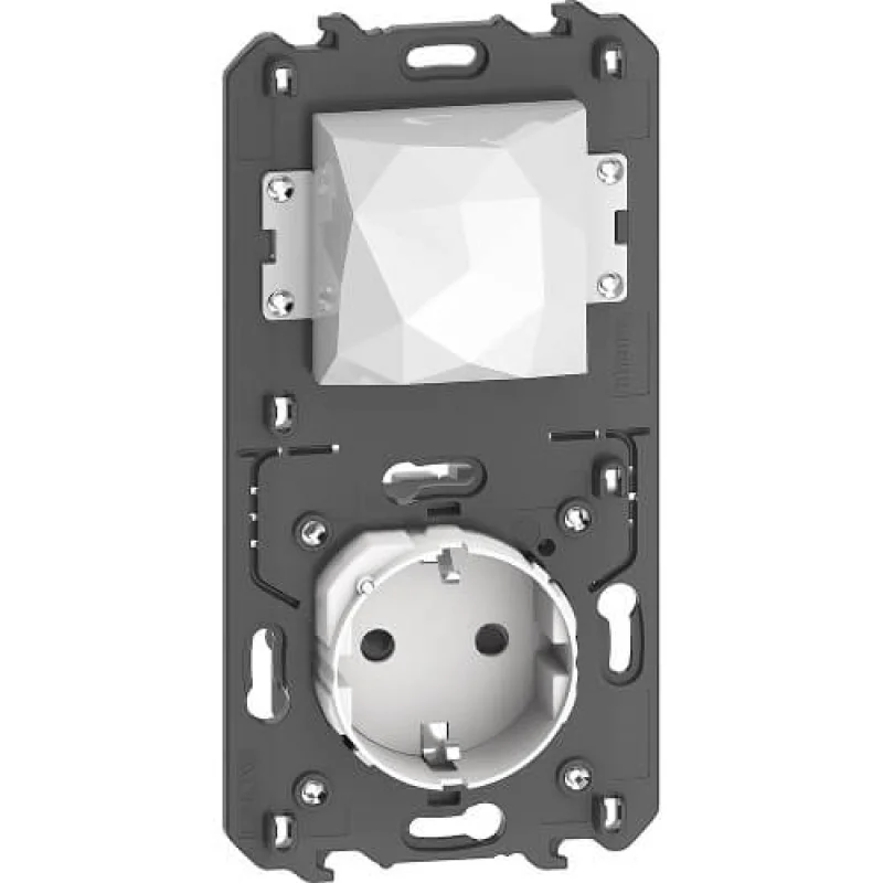 Connected starter pack with outdoor gateway+socket for mounting in standard bracket - bticino Living Now with Netatmo