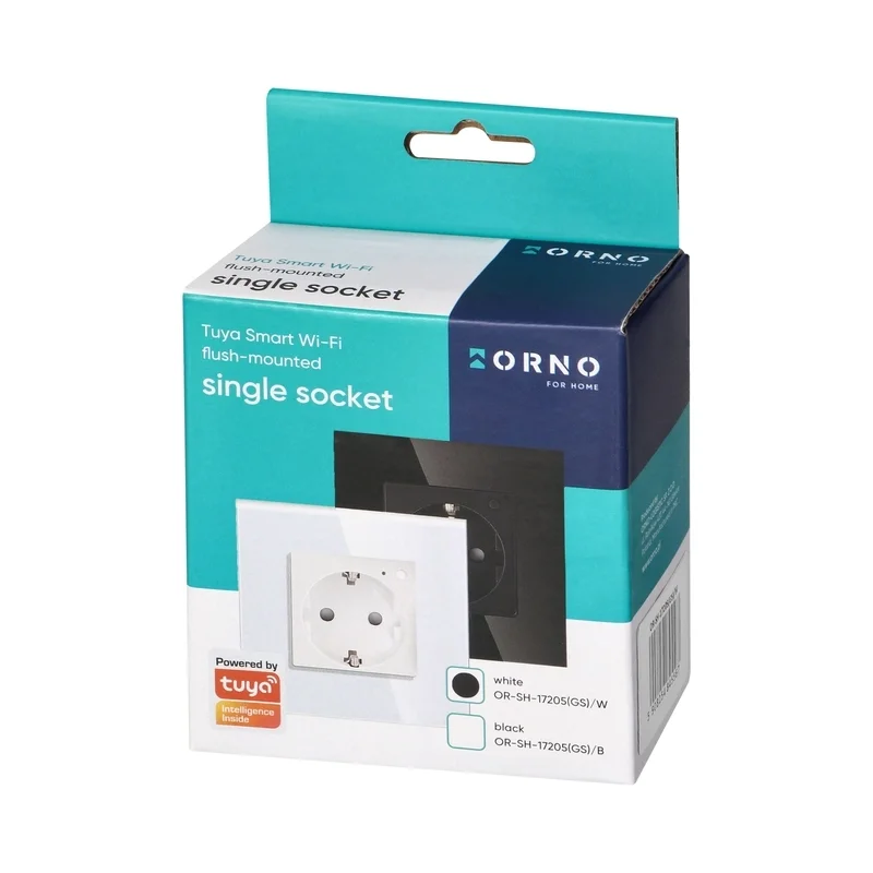 Wi-Fi контакт Шуко , Бял - TUYA Smart home