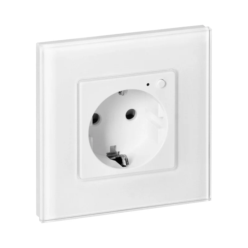 Wi-Fi контакт Шуко , Бял - TUYA Smart home