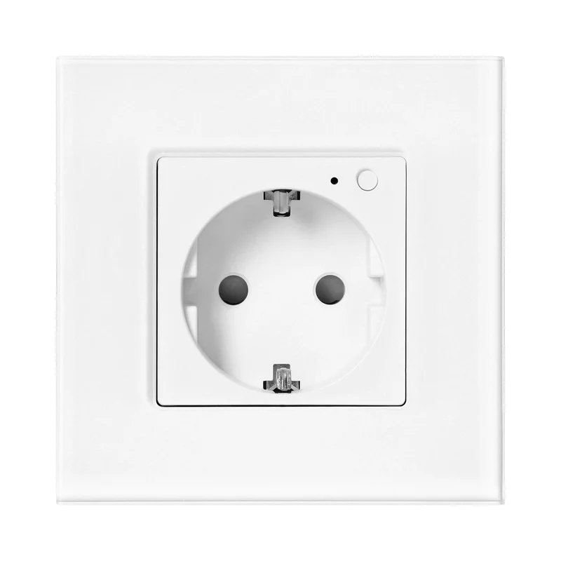 Wi-Fi контакт Шуко , Бял - TUYA Smart home