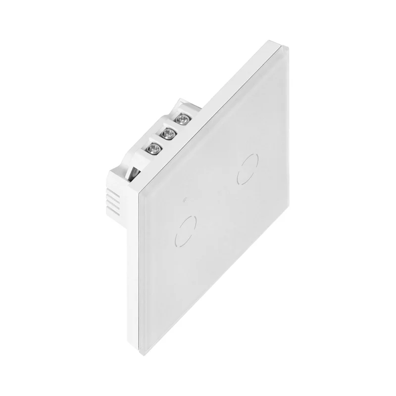 Wi-Fi touch switch 2 circuits, White - TUYA Smart home