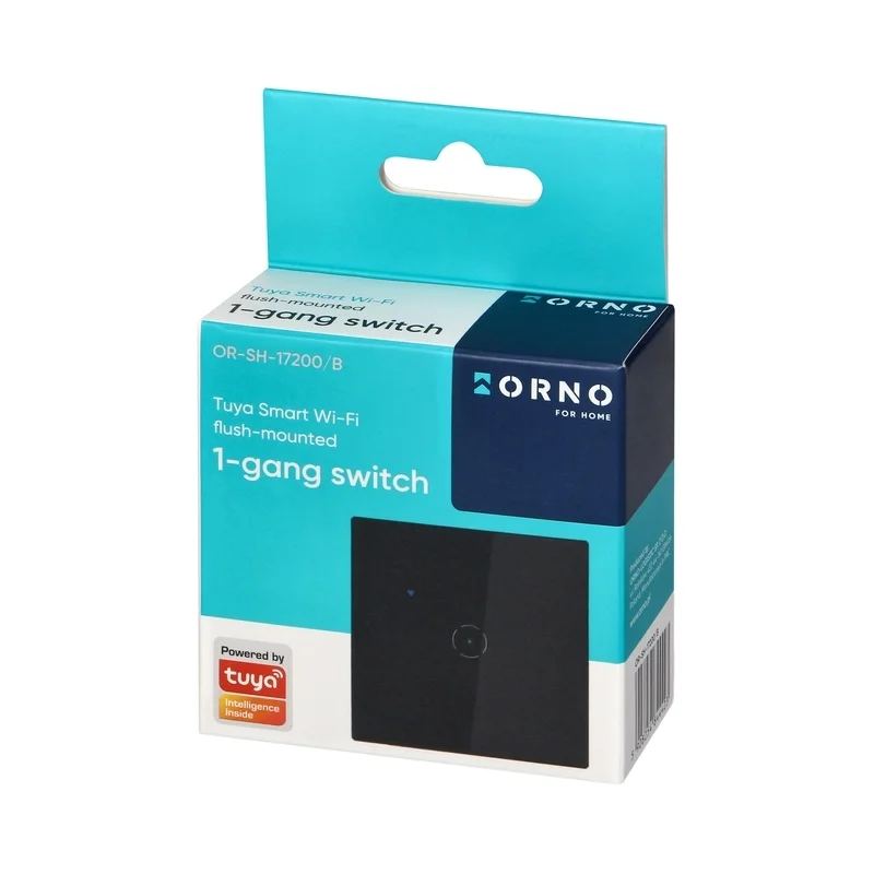 Wi-Fi touch switch, Black - TUYA Smart home
