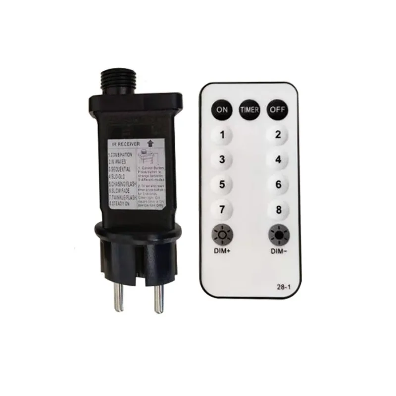 Коледно осветление X016V1200R – ACA Lighting адаптер с програми за коледни лампички, IP44