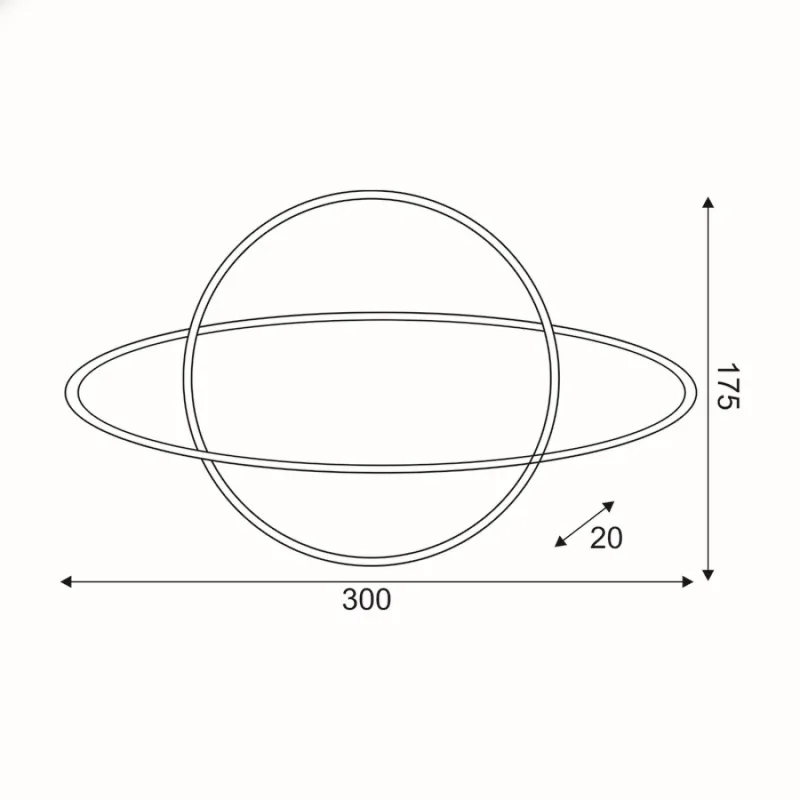 X041082319 – ACA Lighting неонова коледна декорация, 108 LED, студено бяло, 2×30 см, на батерии 3×AA, IP20
