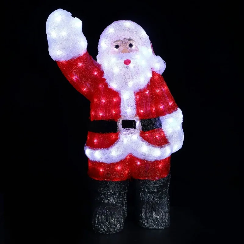Коледно осветление X08150228 – ACA Lighting 3D светеща фигура, 150 LED, студено бяло, 27×60 см, с адаптер 31V, IP44