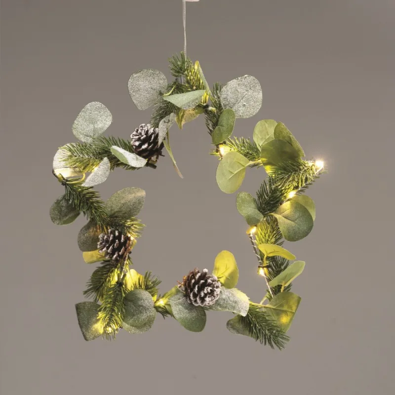 Christmas lighting X093018 – ACA Lighting hanging LED decoration, 20 LED, warm white, Ø30 cm, IP20
