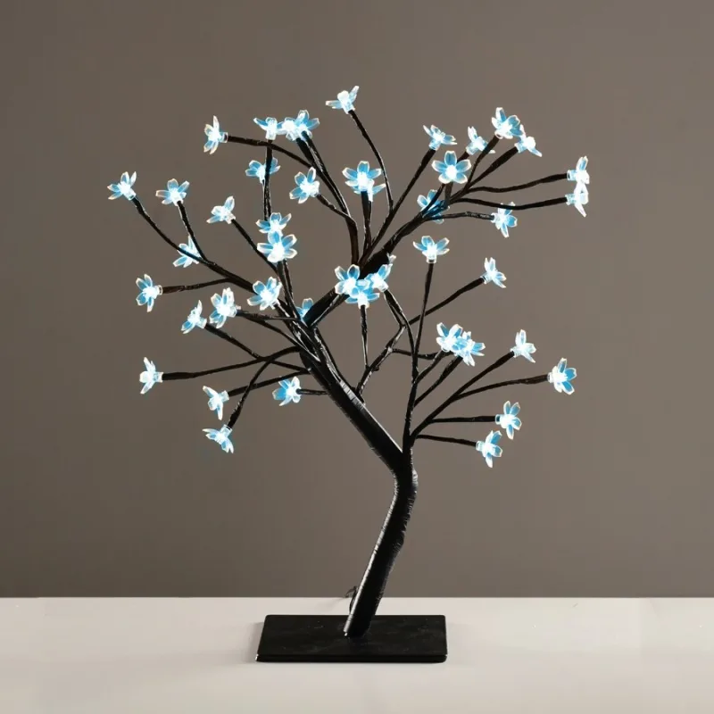 Christmas lighting Tree With Flowers Of Silicone X1036641 – ACA Lighting decorative LED tree, 36 LED, blue, 3 m, with 24V adaptor, IP44