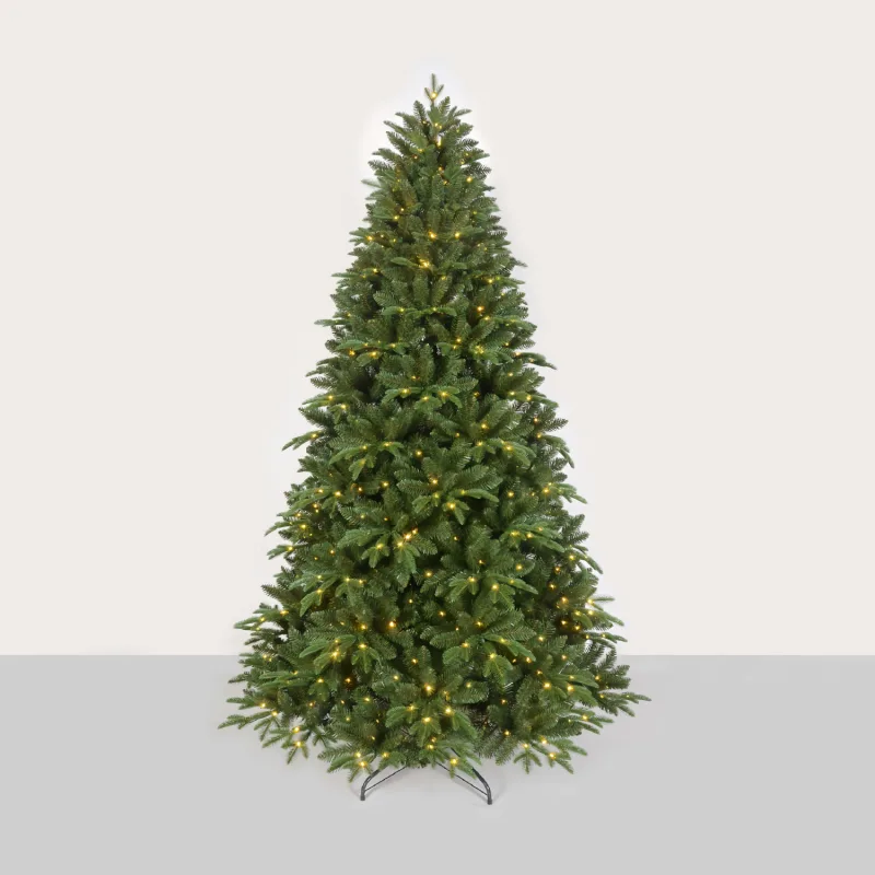 Christmas lighting XPRELITTR210 – ACA Lighting pre-lit artificial Christmas tree, 500 LED, warm white, IP44