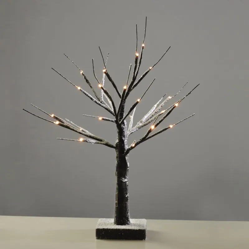 Christmas lighting Snow Tree XTREBWW452A – ACA Lighting decorative LED tree, 24 LED, warm white, battery 3×AA, IP20